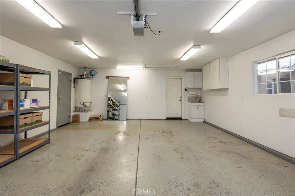 Garage with epoxy finish