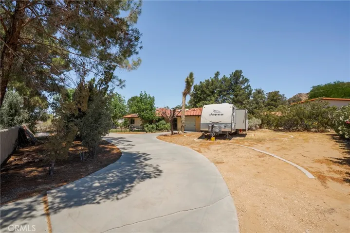 Rear Home driveway