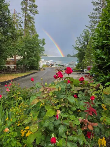 Double rainbow over Bass Lake