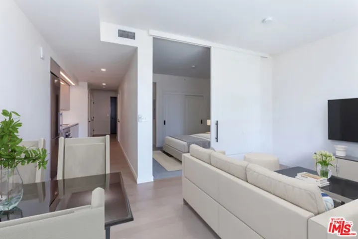 entry and living room
