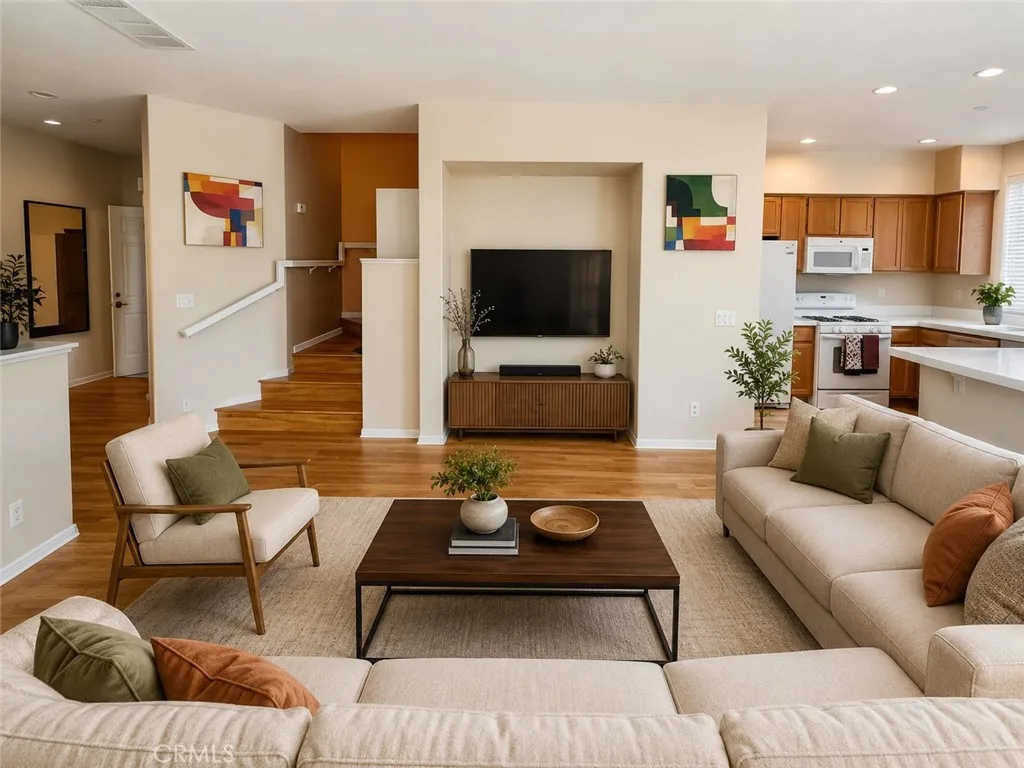 AI Staging livingroom