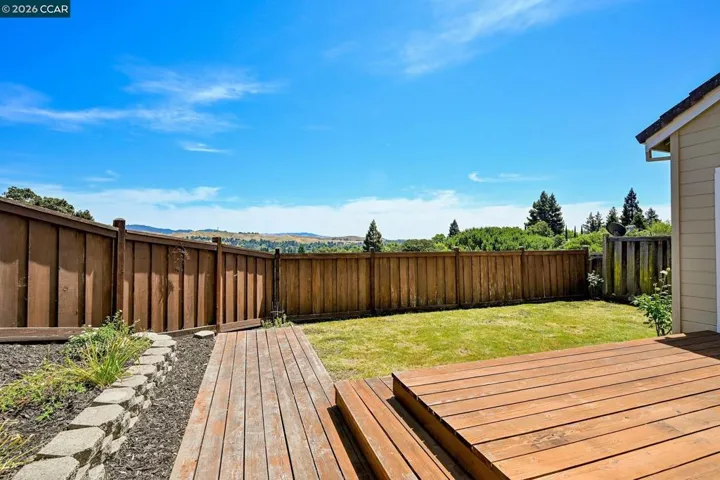 Backyard Deck Area