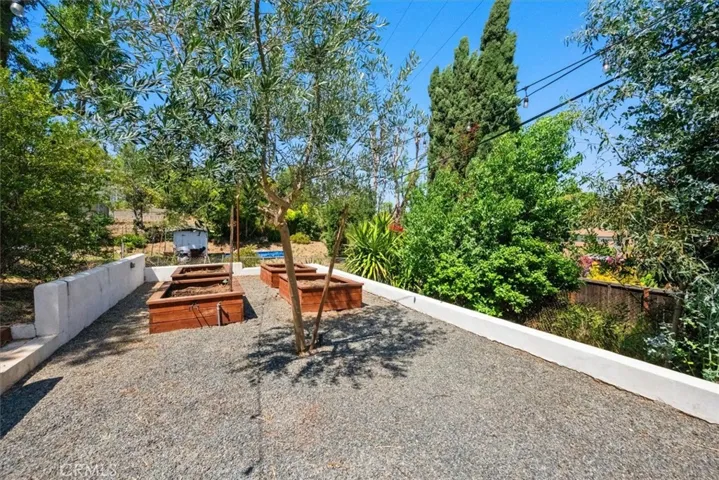 The Secret Garden at the edge of the property