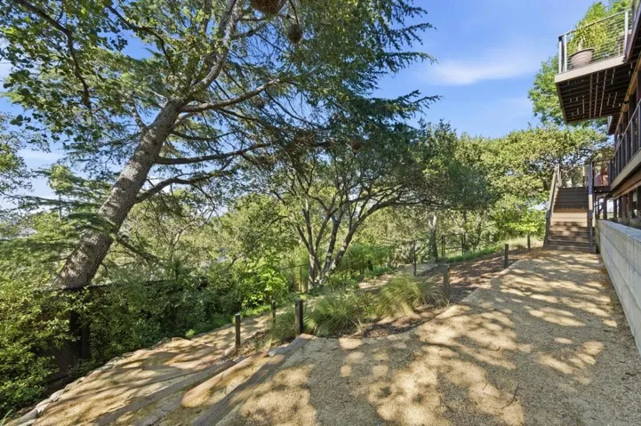 Fully fenced backyard.