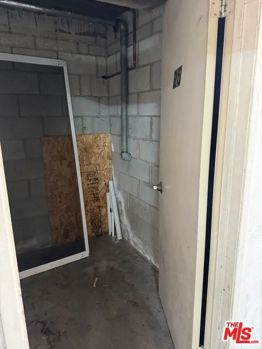 inside storage unit