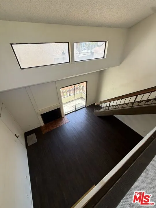 Loft looking down to living ro