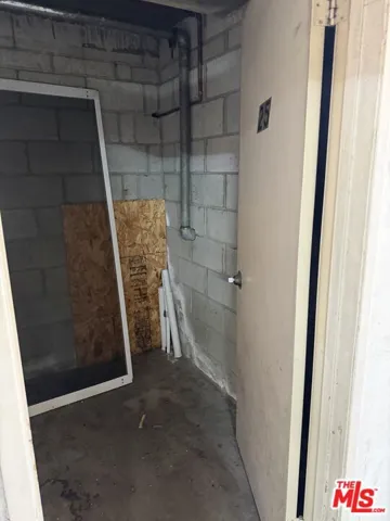 inside storage unit