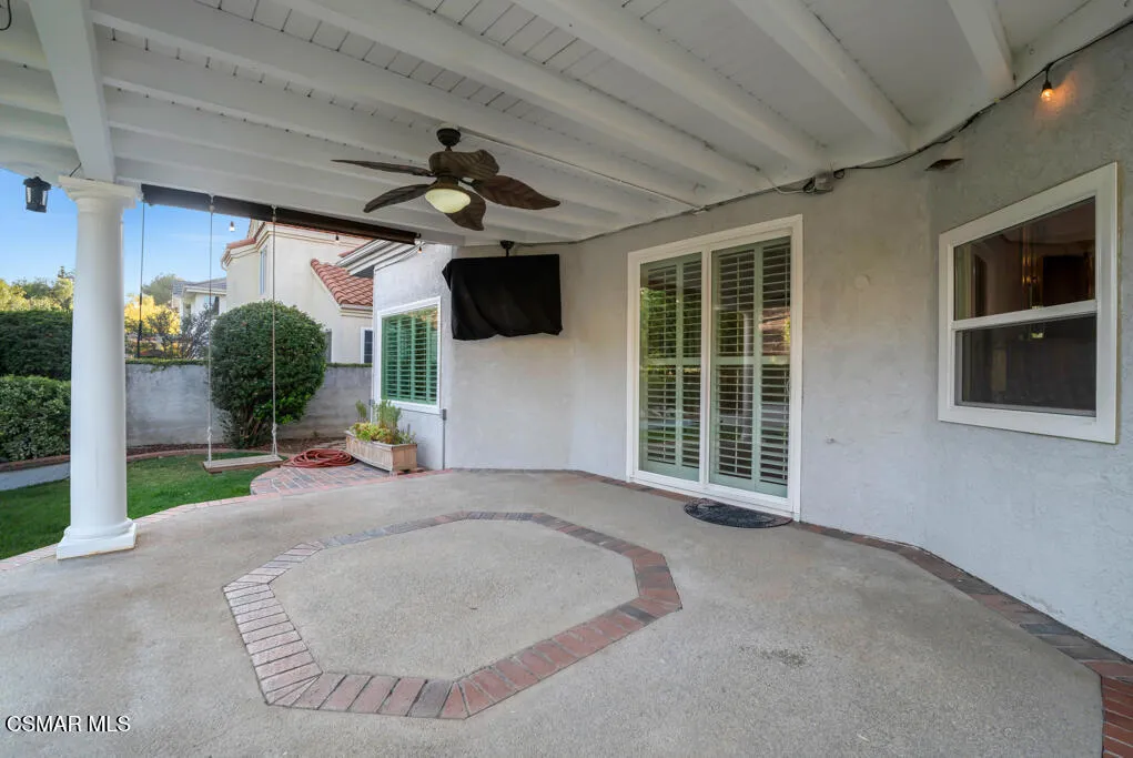 Covered patio
