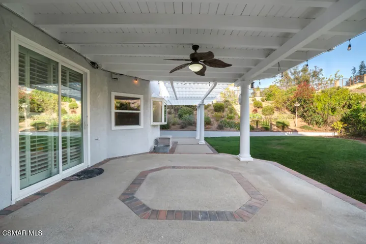 Covered patio
