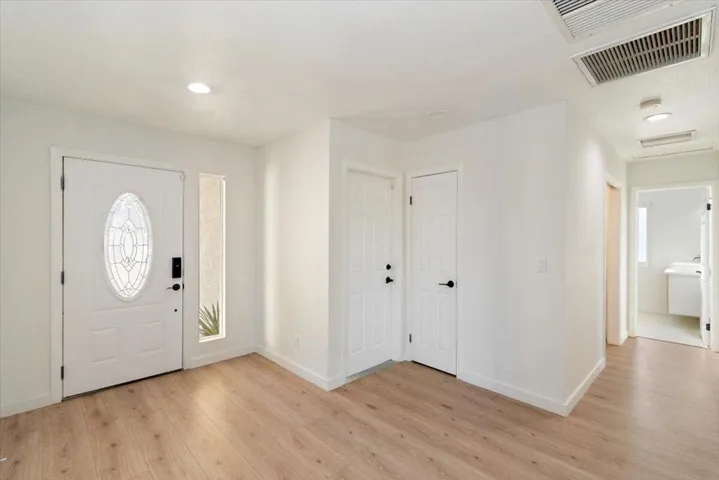 Interior front entry