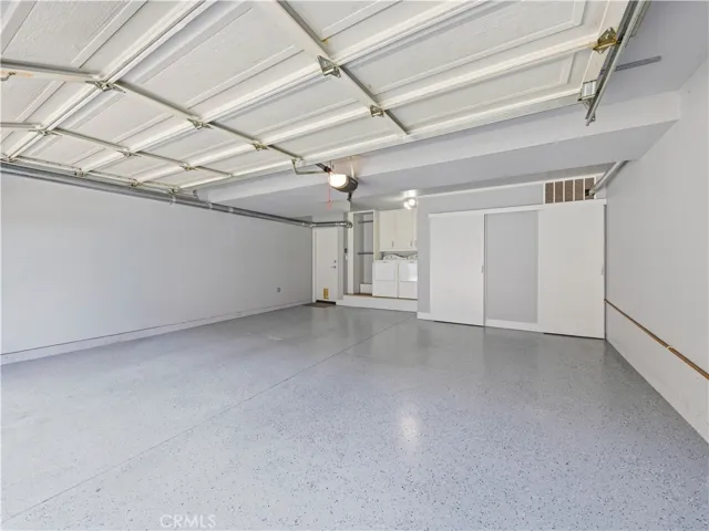 Epoxy flooring in garage.