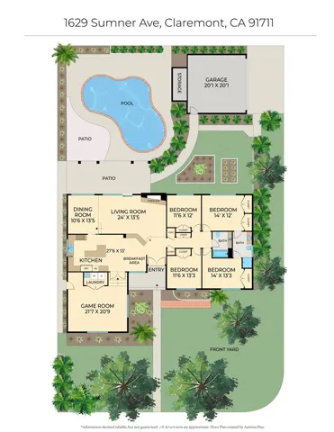 1629 Sumner Avenue, Claremont, California 91711