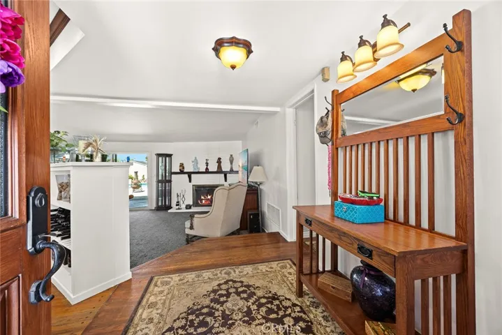 entry to open floor plan