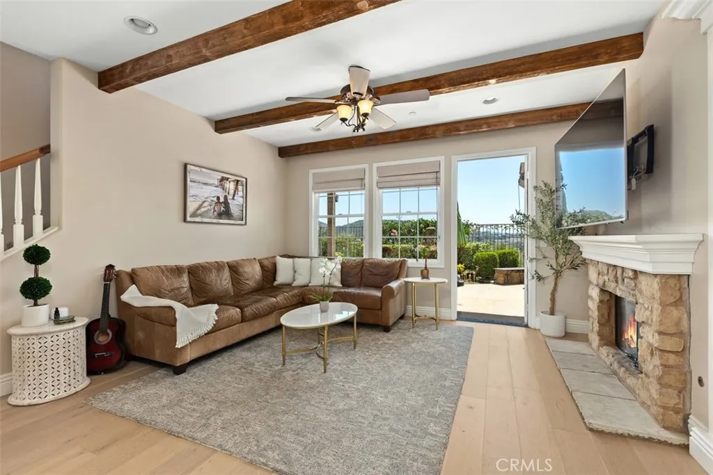 Family Room overlooking Backyard