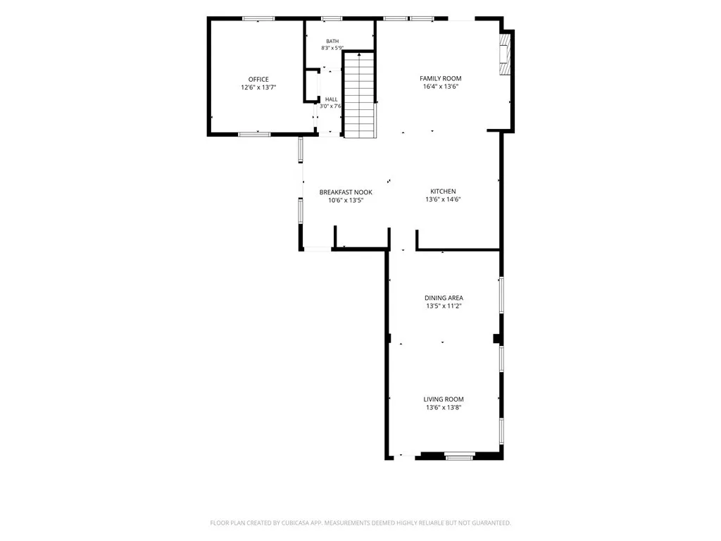 First Floor Layout- Estimated Measurements