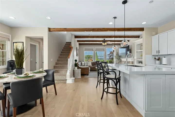 Kitchen overlooking Family Room
