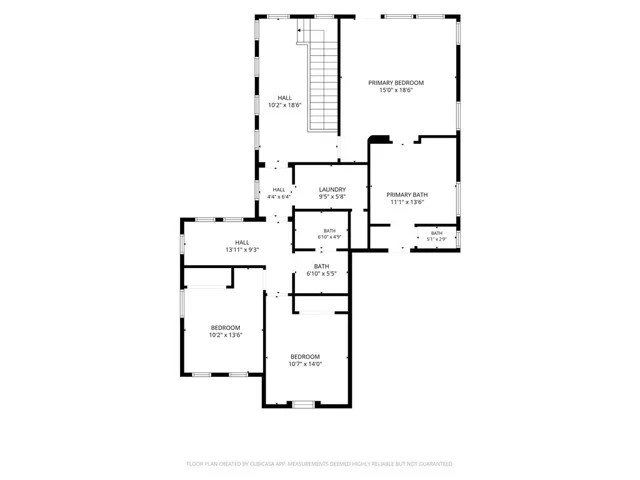 2nd Floor Layout- Estimated Measurements