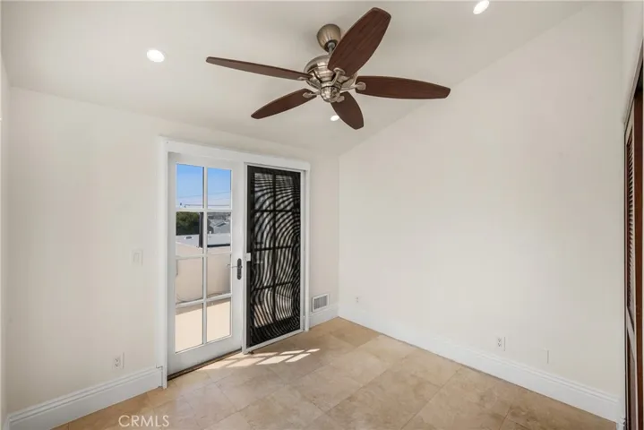 Secondary bedroom on 3rd level