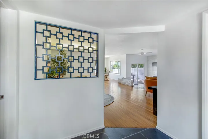 Main front entry into living room.
