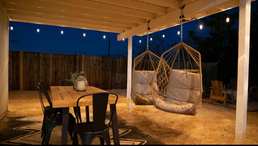 Night shot- sitting area