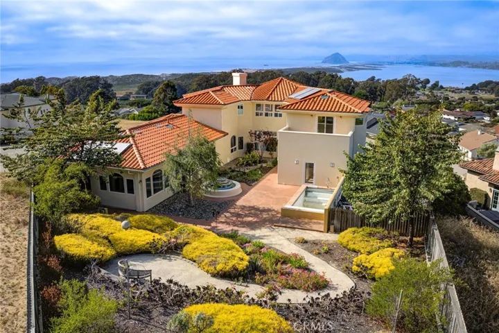 backyard and back of home