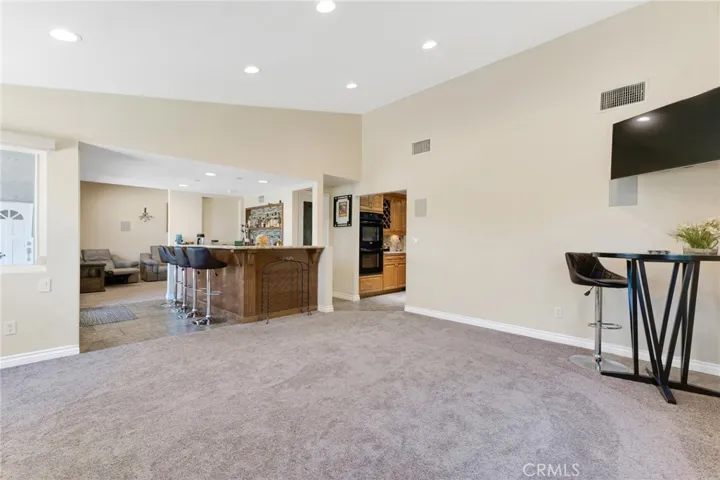Family Room & Wet Bar
