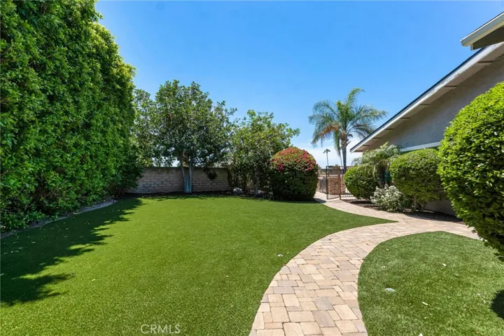 Lawn Area With Gate To Pool Area