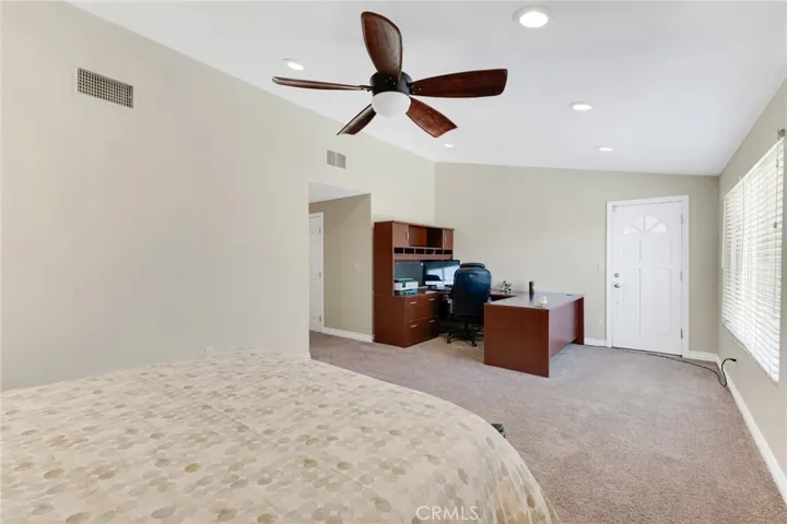 Primary Suite With Vaulted Ceiling