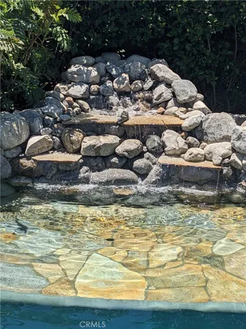 Close Up Waterfall View