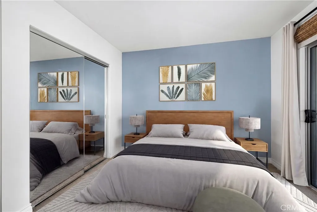 2nd bedroom digitally staged