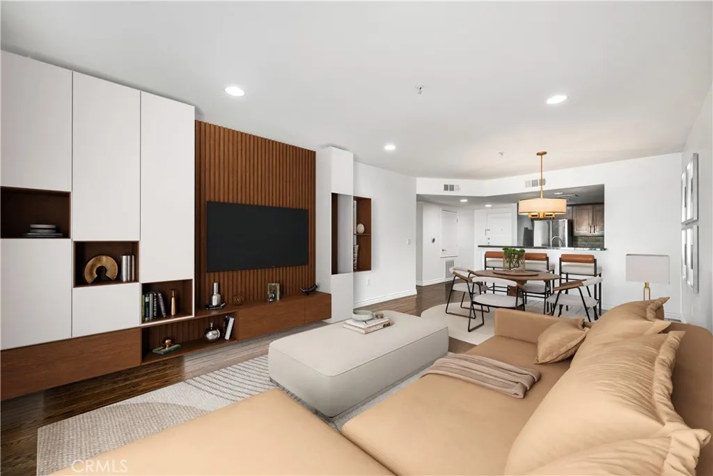Living room- digitally staged