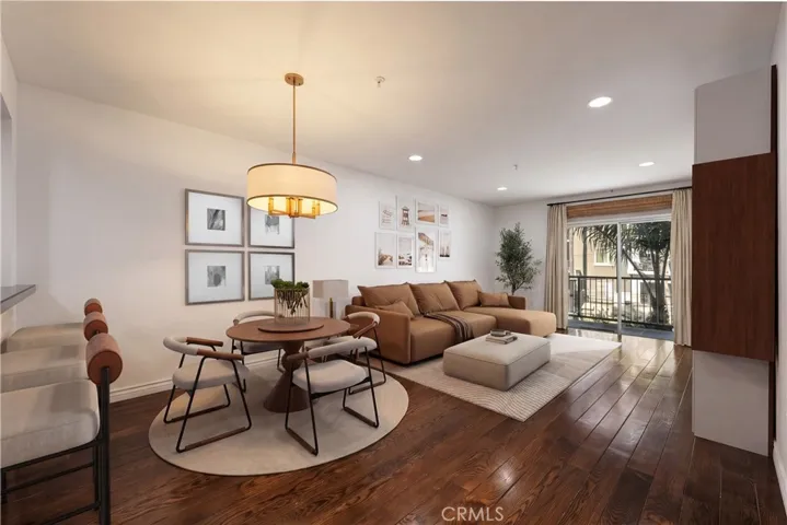 Living Room -digitally staged