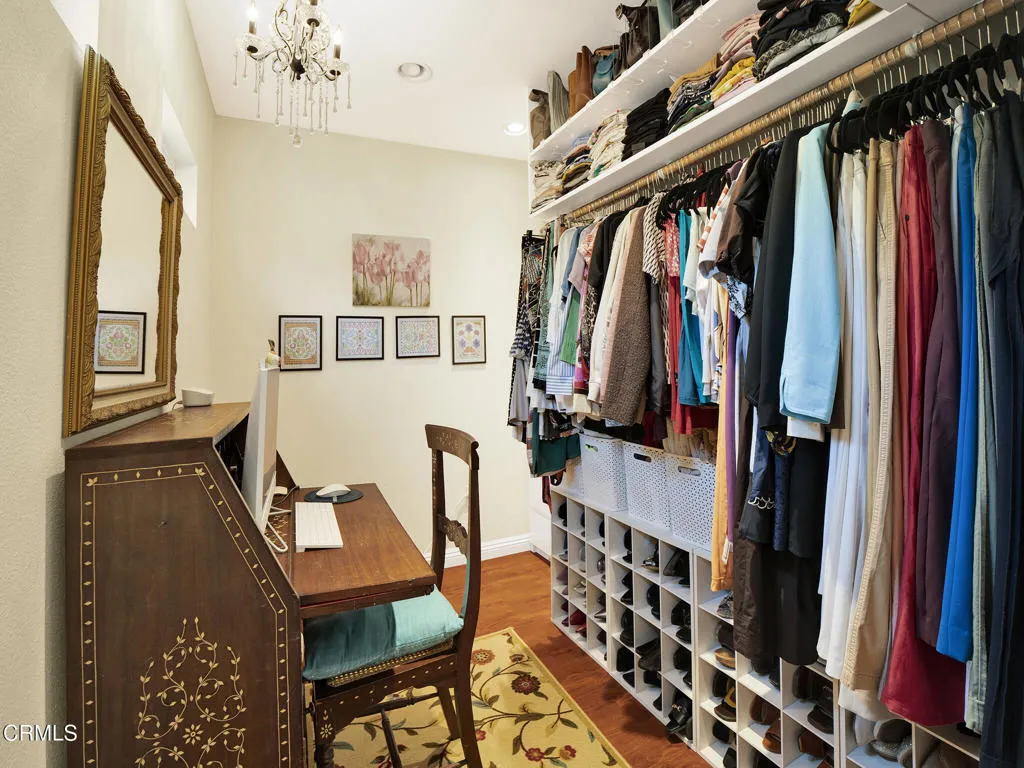 Primary walk-in closet