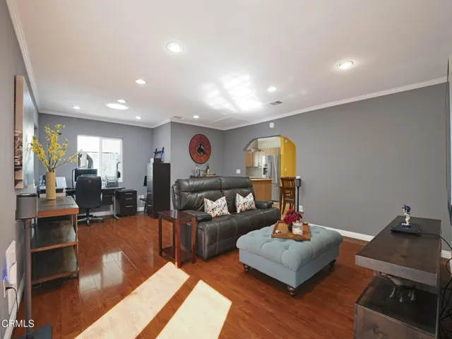 Family room from sliding door