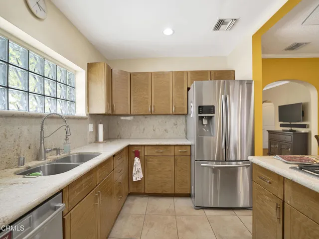 Kitchen from laundry area