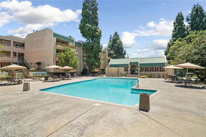 Pool area showing Clubhouse