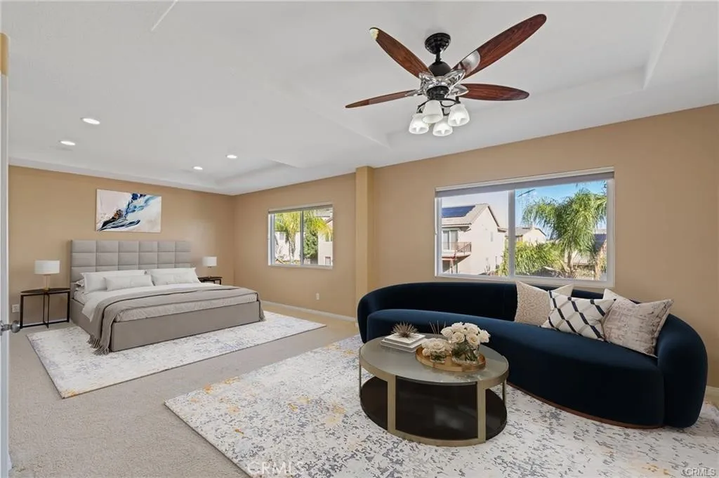 Master Bedroom - virtually staged
