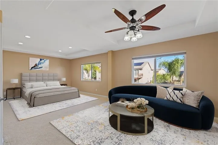 Master Bedroom - virtually staged