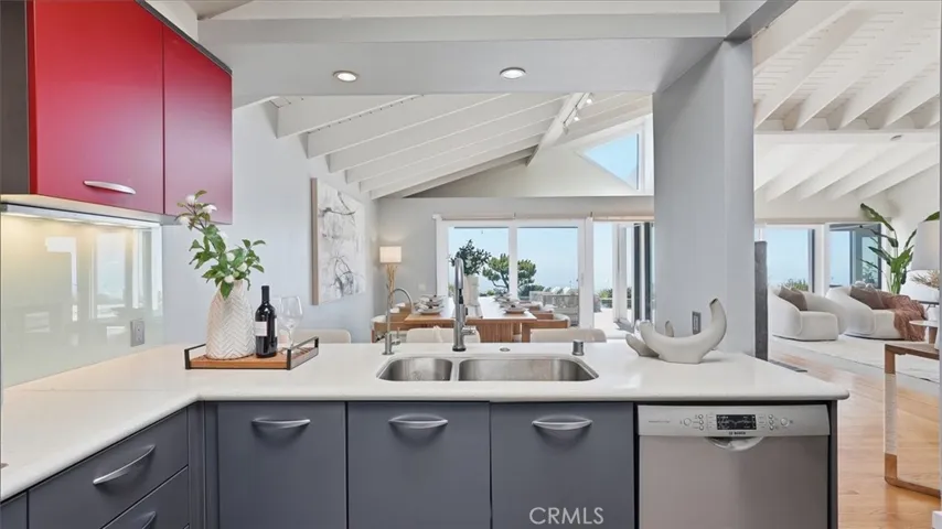 kitchen with views