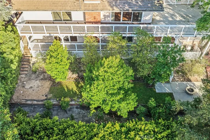 arial rear yard