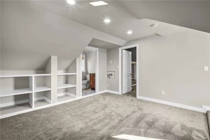 upstairs office and bathroom