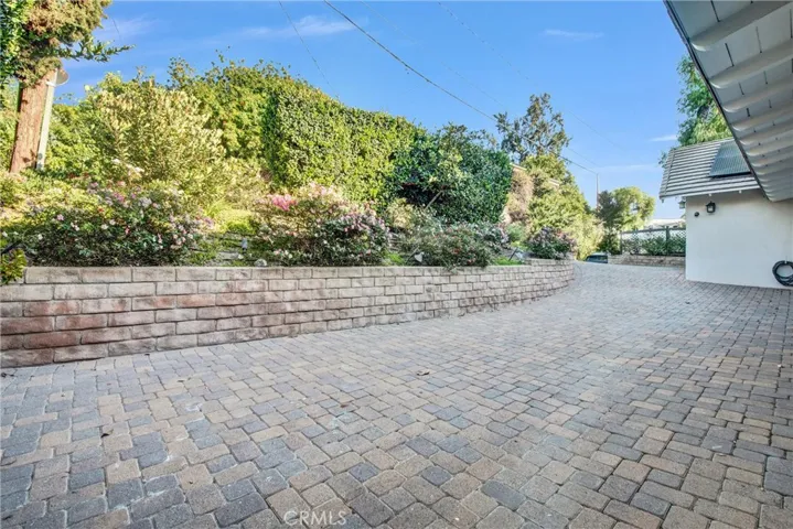 Huge driveway