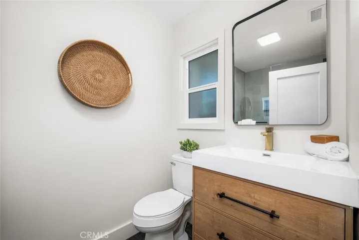 Primary Bath- gorgeous tile and vanity