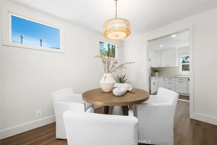 Dining Room- new lighting throughout