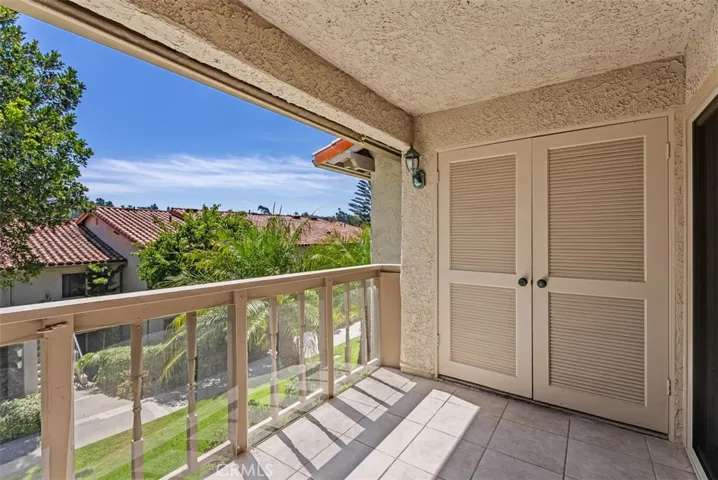Private balcony