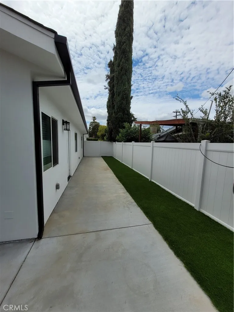 newly installed artificial turf