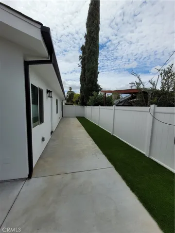 newly installed artificial turf