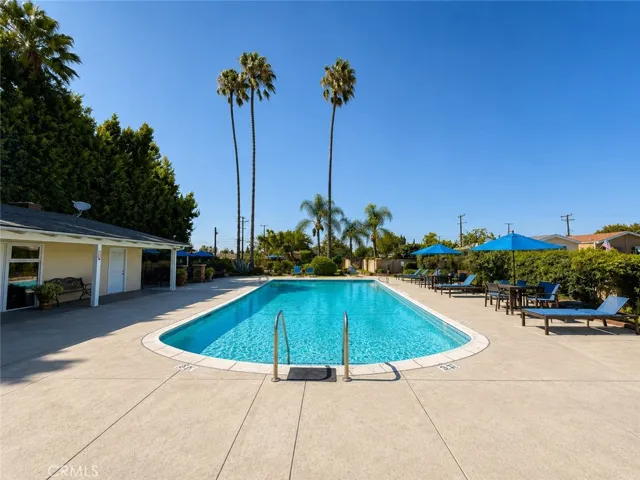 Front View of Pool