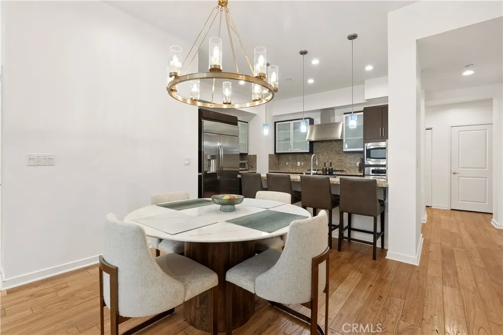 Elegant dining space seamlessly connected to the kitchen and living areas for easy entertaining.