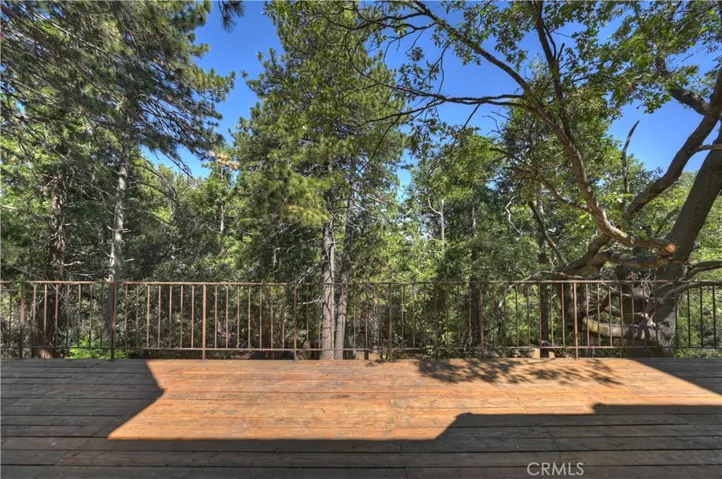 Rear deck
